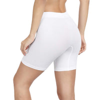 1 x RAW Customer Returns SIHOHAN Women s short cycling shorts, underpants with leg, boxer shorts, women s short leggings shorts, underwear trousers under dress, cycling underwear, high waist and comfortable white, S  - RRP €14.98