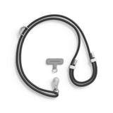 1 x RAW Customer Returns RhinoShield waterproof and durable TPU lanyard for hanging around the neck Adjustable length, additional buckles for hanging accessories such as Airpods lanyard adapter included - Black - RRP €37.99