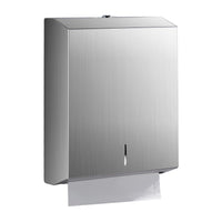 1 x RAW Customer Returns modunful Paper Towel Dispenser Wall Mounted - Multifold Trifold Paper Towel Dispenser, Large Capacity Stainless Steel Tissue Holder, Suitable for Bathrooms and Public Places - RRP €32.95