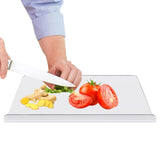 2 x RAW Customer Returns NAVESO Cutting Board Clear, Cutting Board Transparent Acrylic, Kitchen Cutting Board with Edge, Acrylic Cutting Board Clear, Acrylic Cutting Board Clear with Stop Edge for Kitchen, Bar, Restaurant, Bread - RRP €36.28