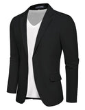 1 x RAW Customer Returns PaulJones Blazer Men s Casual Jacket Men s Slim Fit Suit Jacket Men s S Black 571S24-1 - RRP €66.54