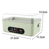 1 x RAW Customer Returns Fenteer 5 Egg Incubator Incubator for Hatching Eggs, Chicken Incubator, Egg Incubator, Duck Incubator, Digital Incubator for Pigeon Goose, 5 Automatic Turning - RRP €31.66