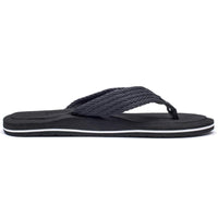 1 x RAW Customer Returns NewDenBer Flip Flops Men s Lightweight Toe Separator Beach Pool Sandals 43 EU, Black  - RRP €23.99