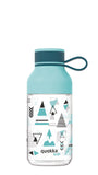 1 x Brand New Quokka Kids Ice With Hanger - Indian 430 ML Reusable Tritan Water Bottle - BPA Free Wide opening to fill and with anti-drip cap - RRP €11.6