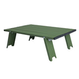 1 x RAW Customer Returns Neloheac Green Portable Folding Table Small, Aluminum Camping Table Foldable Ultra Light with Bag, Stable Picnic Table Foldable for Hiking BBQ Beach - RRP €22.31