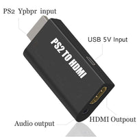 1 x RAW Customer Returns PS2 to HDMI adapter with 3.5 mm audio output for HDTV HDMI monitors, Playstation 2 to HDMI converter - RRP €8.87