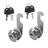 1 x RAW Customer Returns 2 pieces mailbox lock 20mm, cabinet lock, furniture lock with key, cam lock, locker lock, lever lock, drawer lock for mailboxes, cabinet doors, furniture used - RRP €9.99