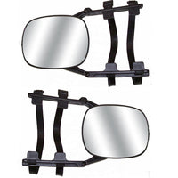 1 x RAW Customer Returns Towing Mirrors for Cars, Wing Mirrors for Caravans, Universal Auxiliary Mirrors for Truck, Car, Van, Trailer, 2 Pack Loopunk - RRP €32.4