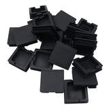 1 x Brand New 20pcs NUZAMAS Square Black Plastic End Caps 75x75mm Plastic Plugs, Square Tube Anti-Slip Mat, Plastic Caps, End Pipe Insert for Chairs, Desks, Tables - RRP €20.4