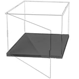 1 x RAW Customer Returns Clear Acrylic Display Case-Assemble Opening Door, Thickened Base, Dustproof Protection Showcase for Action Figures Toys Collectibles 45x30x30cm 18x12x12inch  - RRP €59.0