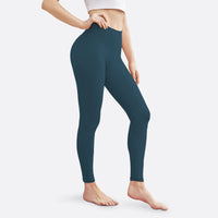 1 x RAW Customer Returns Desol women s yoga trousers with 3 pockets, high waist sports leggings, long yoga pants, opaque yoga tights, fitness trousers - RRP €20.16