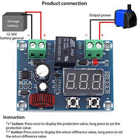 1 x RAW Customer Returns Battery monitor DC 12V-36V, battery low voltage shutdown switch, programmable undervoltage switch, over-discharge protection, automatic shutdown - RRP €12.79