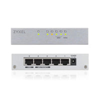 1 x RAW Customer Returns Zyxel 5-port Desktop Gigabit Ethernet Switch - Metal Housing, Lifetime Warranty GS105B  - RRP €15.49