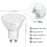 1 x RAW Customer Returns Blewandy GU10 LED lamp, 5W LED light bulb GU10 6500K 450 lumen, cold white LED bulb replaces 40W halogen lamps, 120 beam angle spotlight, AC 220-240V not dimmable, pack of 10 - RRP €18.99