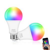 1 x RAW Customer Returns Alexa Light Bulbs E27 Smart LED Lamp, 10W WiFi Color Changing LED RGB Bulb 16 Million Colors, App Control Dimmable Bulb Lamp Warm White 2700K Cold White 6500K , 2PCS - RRP €19.67