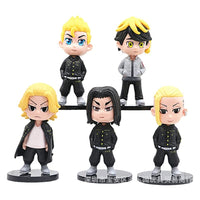 1 x Brand New 5 pieces Anime TokyoAvengers Figure Anime Figures Decoration Ornament Cake Topper Anime Figure Avengers Figure Cake Topper Toys Doll Gift Model Cake Figures for Children Party Decoration - RRP €19.2