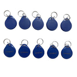 1 x RAW Customer Returns YARONGTECH Dual Frequency RFID Key Fob 125kHz EM4100 and 13.56MHz M1 Chip 10pcs Blue  - RRP €12.89