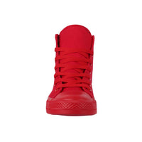 1 x RAW Customer Returns Elara Sneaker Unisex Sport High Top Chunkyrayan Sneakers All Red 014-ZY9031-Red-44 - RRP €22.94