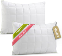 1 x RAW Customer Returns Vitapur Exclusive Pillow 40x60, pack of 2 - Children s pillows for tender dreams - Children s pillows for perfect support - Baby pillow with anti-allergenic cover - RRP €30.24