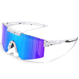 1 x RAW Customer Returns suoso Sports Sunglasses Men Women Cycling Glasses Men Polarized UV400 Women Ski Glasses Fast Sunglasses Rave Cycling Cycling Fishing - RRP €30.0