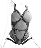 1 x RAW Customer Returns OnundOn Faux Leather Harness Lingerie Bondage Set Body Strap Chest Straps Fetish Erotic Lingerie SM Restraints Sex Toys for Women - RRP €26.69