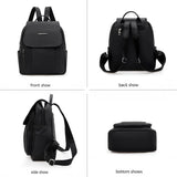 1 x RAW Customer Returns Anti-Theft Women s Backpack Bag, Fashion Portable Shoulder Bag Casual Backpacks Gift Bags Large Waterproof School Girls Bag for School Trip - Black - RRP €18.78