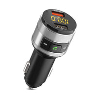 1 x RAW Customer Returns ZeaLife Bluetooth FM Transmitter for Car QC3.0 Wireless Bluetooth Car Radio Adapter, Music Player FM Transmitter with Handsfree and 2 USB Charger, Supports USB Stick - RRP €16.33