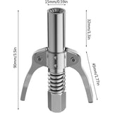 1 x Brand New KOKITS grease gun mouthpiece, grease gun for grease nipples, grease nipple attachment grease gun, double handle grease gun, 10000 PSI, mouthpiece grease gun coupling for grease gun for all types of grease guns. - RRP €32.4