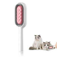 1 x Brand New Cat Brush With Water Knot Remover For Pets Pet Hair Removal Comb With Water Tank For Cleaning Massaging And Grooming Pet Hair - RRP €12.0