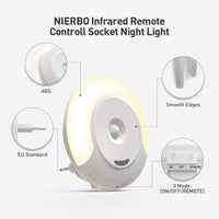 1 x RAW Customer Returns Night light nursing light socket night lamp dimmable slumber light LED sleeping light remote control 11 brightness levels mood light for child baby adult children s room bedroom breastfeeding diaper changing - RRP €15.12