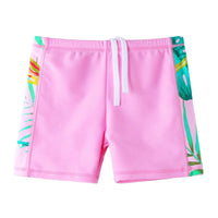 1 x RAW Customer Returns ZNYUNE Baby Boys 2-Piece Print Swimsuit, Short Sleeve Top Shorts, UV Protection UPF50 , Pink Flame, 3-4 Years - RRP €22.99