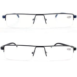 1 x RAW Customer Returns KoKoBin Ultra Light TR90 Reading Glasses for Men and Women Metal Frame Eyeglasses with Case and Cleaning Cloth 2pcs 1.25 Dioptres 2er Pack  - RRP €58.8