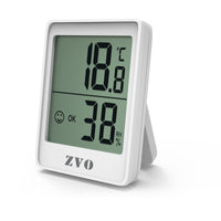 42 x RAW Customer Returns Thermometer Hygrometer Digital, ZVO Mini Thermo-Hygrometer Indoor, Hydrometer Humidity Portable Temperature and Humidity Meter for Greenhouse Indoor Room Office White  - RRP €380.52