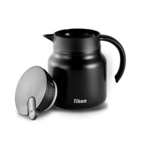 1 x RAW Customer Returns Tiken 800ml thermos flask made of double-walled stainless steel insulated coffee pot with quick tip closure - RRP €25.61