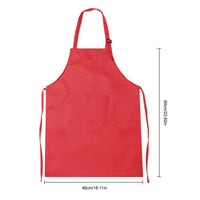 1 x RAW Customer Returns Fodlon Kids Apron Chef Hat, Adjustable Kids Kitchen Apron with Pockets Chef Apron for Cooking and Baking Painting 4-12 Years Red, L White  - RRP €9.68