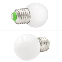 1 x RAW Customer Returns E27 socket 3W Edison screw LED bulbs 3W equivalent to 30W halogen warm white 2700K G45 mini globe 360 beam angle not dimmable AC220-240V decorative lighting light bulb lamp pack of 4  - RRP €15.99