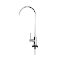 1 x RAW Customer Returns TOPWAY Reverse Osmosis Drinking Water Faucet Kitchen Sink Faucet 360 Degree Rotate Single Lever Stainless Steel, for All Reverse Osmosis Systems Water Filtration - RRP €17.21