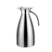 1 x RAW Customer Returns LANTING thermos flask 2l, insulated jug, coffee pot made of double-walled 304 stainless steel, max. 24 hours heat storage cold storage insulated jug, ideal as a coffee pot or teapot. - RRP €26.99