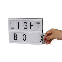 13 x Brand New LED Light Box, 96 Decorative Letters for Lamp, with Letters and Numbers and Symbols, Cinema Light Box, Home Decoration - RRP €249.6