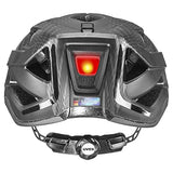 1 x RAW Customer Returns uvex city active - safe city helmet for men and women - incl. LED light - individual size adjustment - black matt - 56-60 cm - RRP €69.37