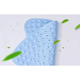 1 x RAW Customer Returns Shower mats shower non-slip, anti-slip mat, antibacterial, anti-mold, quarter circle, corner area, bathtub mats bath mat with suction cups for bathtub shower 54 cm x 54 cm, blue  - RRP €18.14