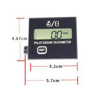 21 x Brand New Dogggy Digital Tachometer Inductive Tachometer for Chainsaws Lawnmowers Motorcycles with Hour Meter Battery Replaceable - RRP €457.38