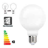 1 x RAW Customer Returns ENUOTEK LED Large Light Bulbs White Edison E27 6W 650Lm Cool White 6000K Full Angle Lighting for Hanging Lamp Wall Lamp Floor Lamp Not Dimmable Replaces 60W Incandescent Bulb Pack of 3 - RRP €19.85