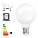 1 x RAW Customer Returns ENUOTEK LED Large Light Bulbs White Edison E27 6W 650Lm Cool White 6000K Full Angle Lighting for Hanging Lamp Wall Lamp Floor Lamp Not Dimmable Replaces 60W Incandescent Bulb Pack of 3 - RRP €19.85