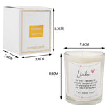 2 x Brand New RANJIMA Mother s Day gifts for mom, candle scented candle in a glass, candle gifts for women men, gift scented candles, vanilla scented candles for mom, Mother s Day Father s Day birthday gift - RRP €40.8