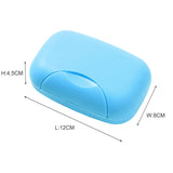 4 x Brand New Creative soap box for on the go, handmade, soap box soap box for travel, with closure black blue  - RRP €35.96