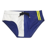 1 x RAW Customer Returns SEAUR - Men s briefs, short, tight swimming briefs, beach, swimming pool, boys swimming trunks, quick-drying with removable pad, low seat, water sports, classic swimming swim briefs, dark blue - RRP €22.04