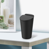 1 x RAW Customer Returns BMZX Car Trash Can with Lid Small Cup Holder Door Pocket Garbage Bin for Car Home Office Black - RRP €15.99