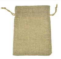 1 x RAW Customer Returns PLECUPE 20 Pieces Jute Bags, Jute Bags 20x30 cm, Gift Bags with Drawstring, Vintage Linen Bags Gift Bags Burlap Jewelry Pouch Candy Bags, Khaki - RRP €22.2