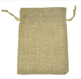 1 x RAW Customer Returns PLECUPE 20 Pieces Jute Bags, Jute Bags 20x30 cm, Gift Bags with Drawstring, Vintage Linen Bags Gift Bags Burlap Jewelry Pouch Candy Bags, Khaki - RRP €22.2